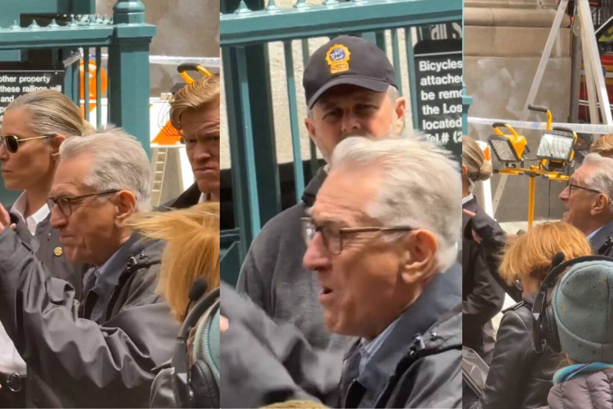 Robert De Niro arremete en contra de protestantes propalestina en medio de las grabaciones de la serie “Zero Day” en Nueva York