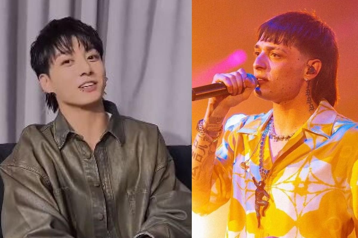 Jungkook de BTS le "copia" el look a Peso Pluma: Así luce el cantante surcoreano