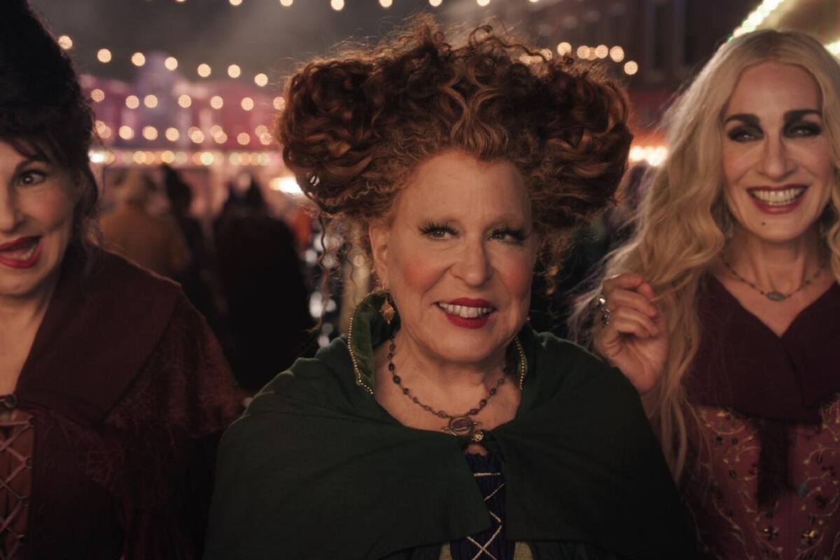 Disney Plus estrena la segunda parte de "Hocus Pocus" después de 29 años