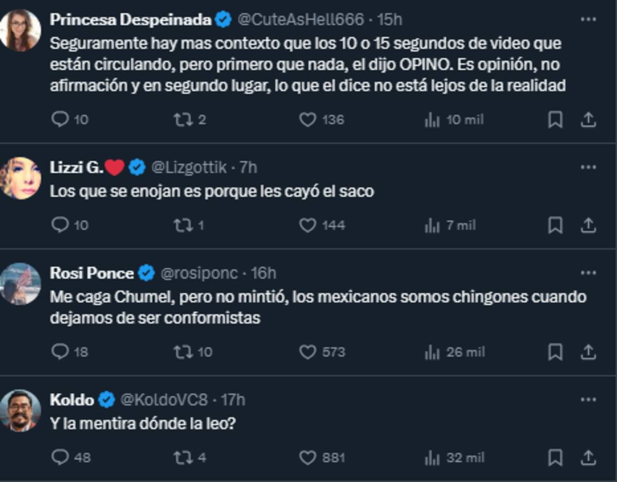 Comentarios sobre Chumel Torres