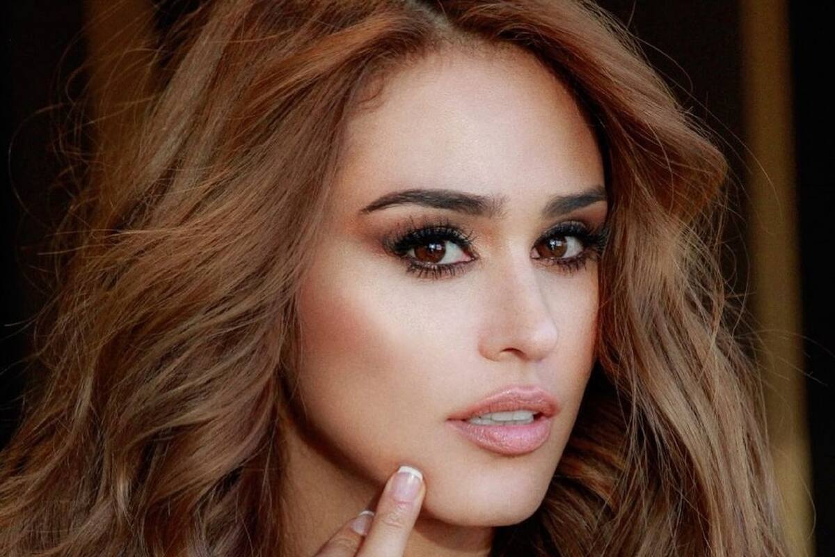 Yanet García da los buenos días con tremendo conjunto de encaje