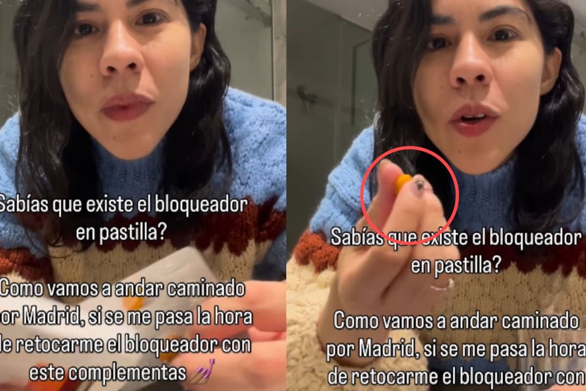El protector solar en pastillas ya es una novedad: una joven lo descubre en Madrid y lo muestra en video