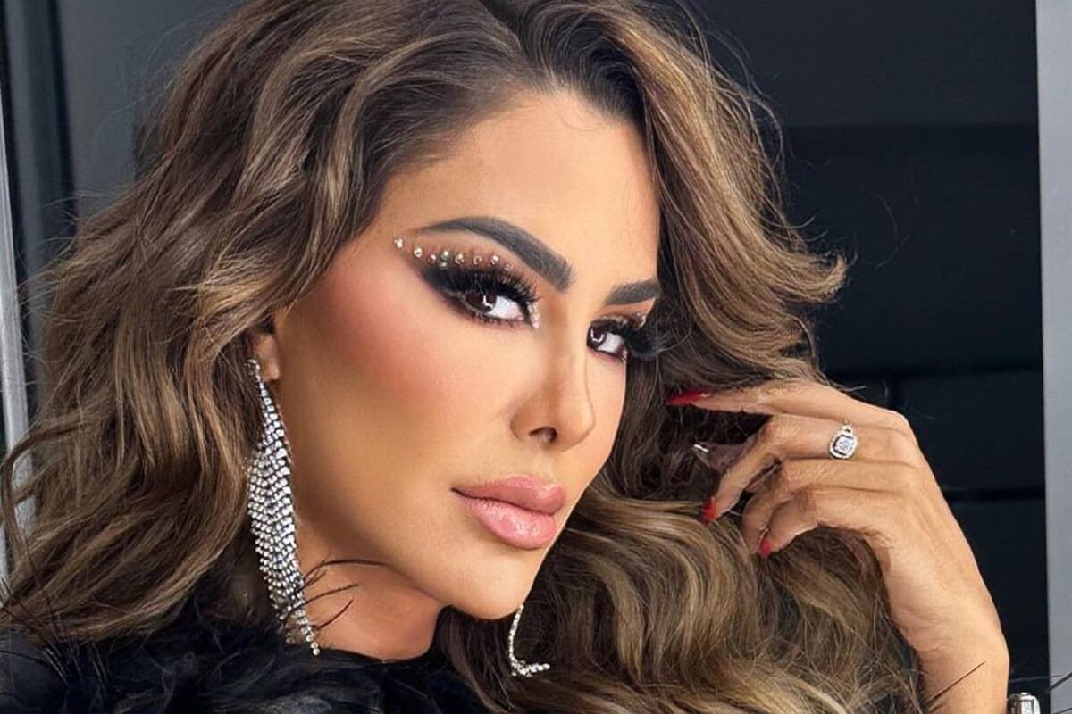 Ninel Conde desafía las bajas temperaturas y posa en tanga en medio de la nieve