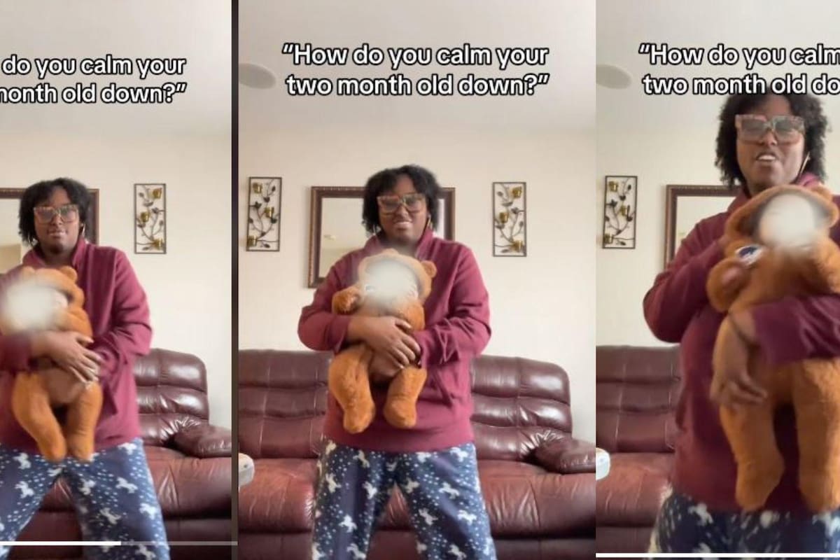 VIDEO: Mamá calma a su bebé poniéndole música latina