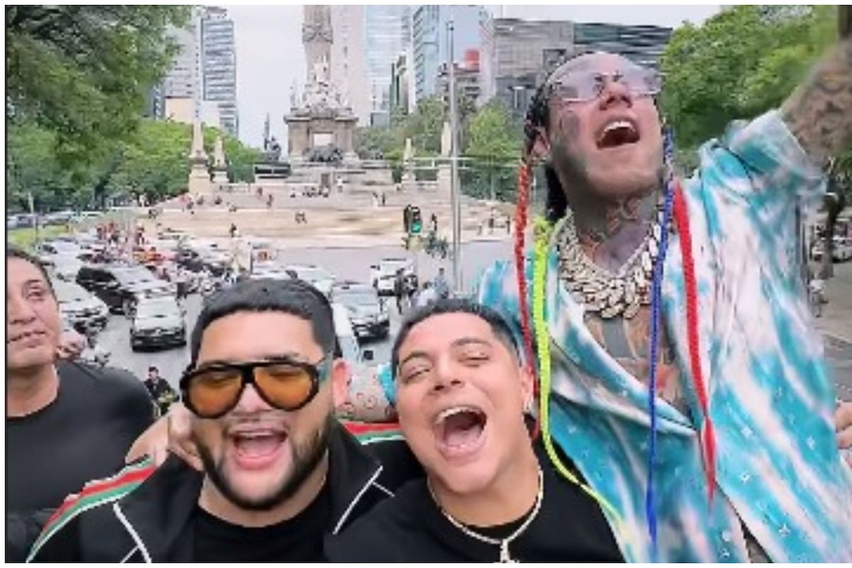 6ix9ine protagoniza polémico incidente durante recorrido con Grupo Firme en Ciudad de México