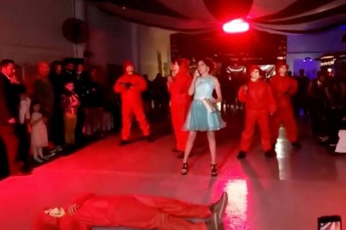 VIDEO: Quinceañera baila el vals con temática de "La Casa de Papel"