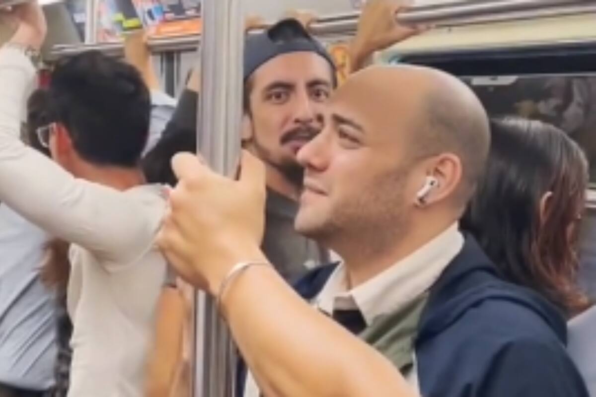 TikTok: Captan a argentino hablando mal del metro de la CDMX y un sujeto lo confronta