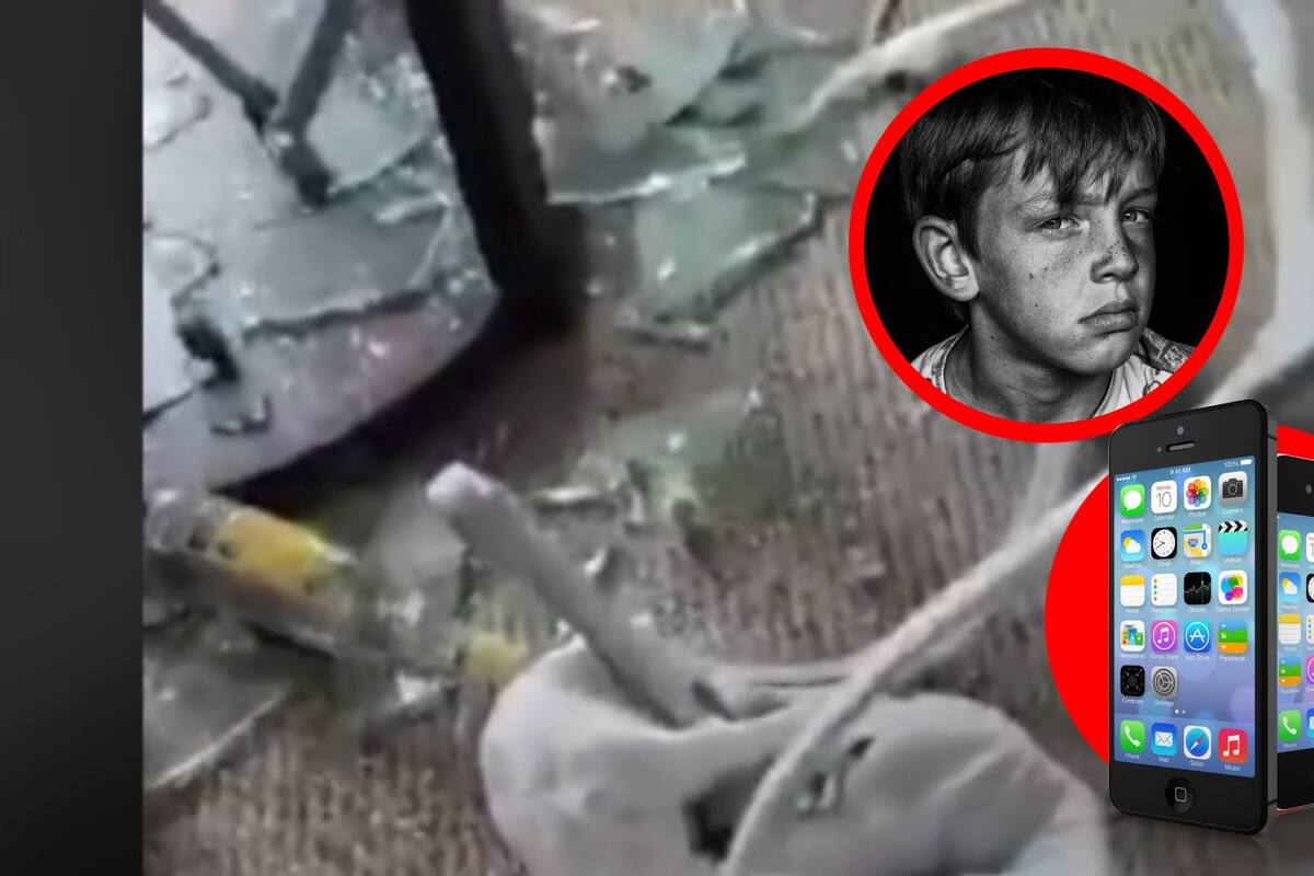 Menor destruye su hogar porque le quitaron su celular como castigo
