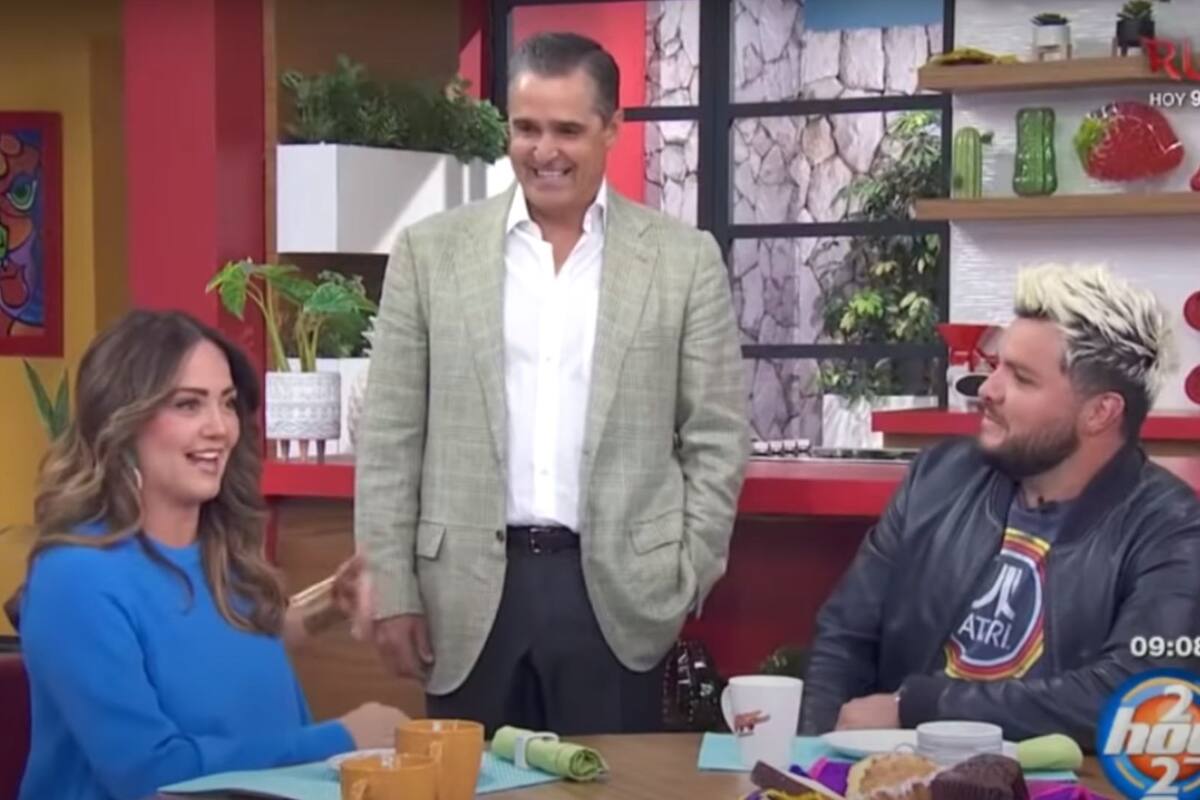 El día que Bernardo Gómez compartió cuadro con Andrea Legarreta en el Programa Hoy