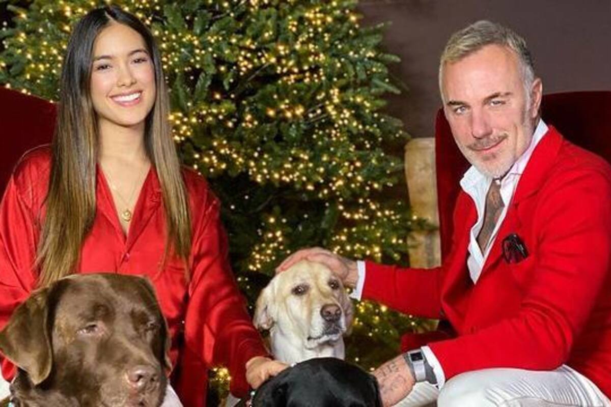 Gianluca Vacchi y Sharon Fonseca revelan que su hija nació con paladar hendido