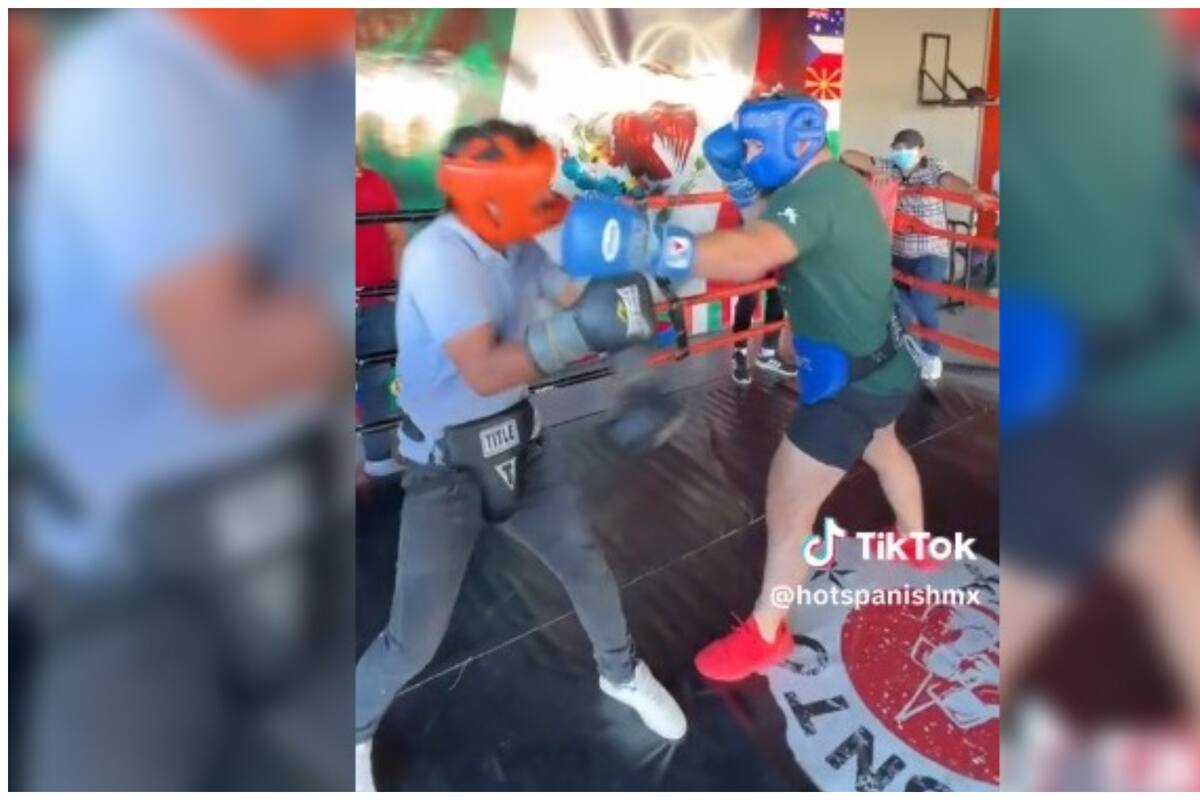 Hotspanish retó a un joven a boxear un round con Ramón Álvarez, hermano de "El Canelo"