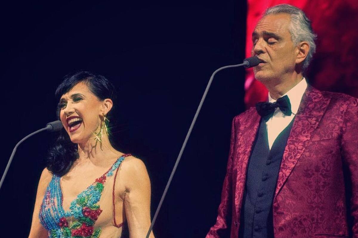 Susana Zabaleta se une a Andrea Bocelli durante su gira en México