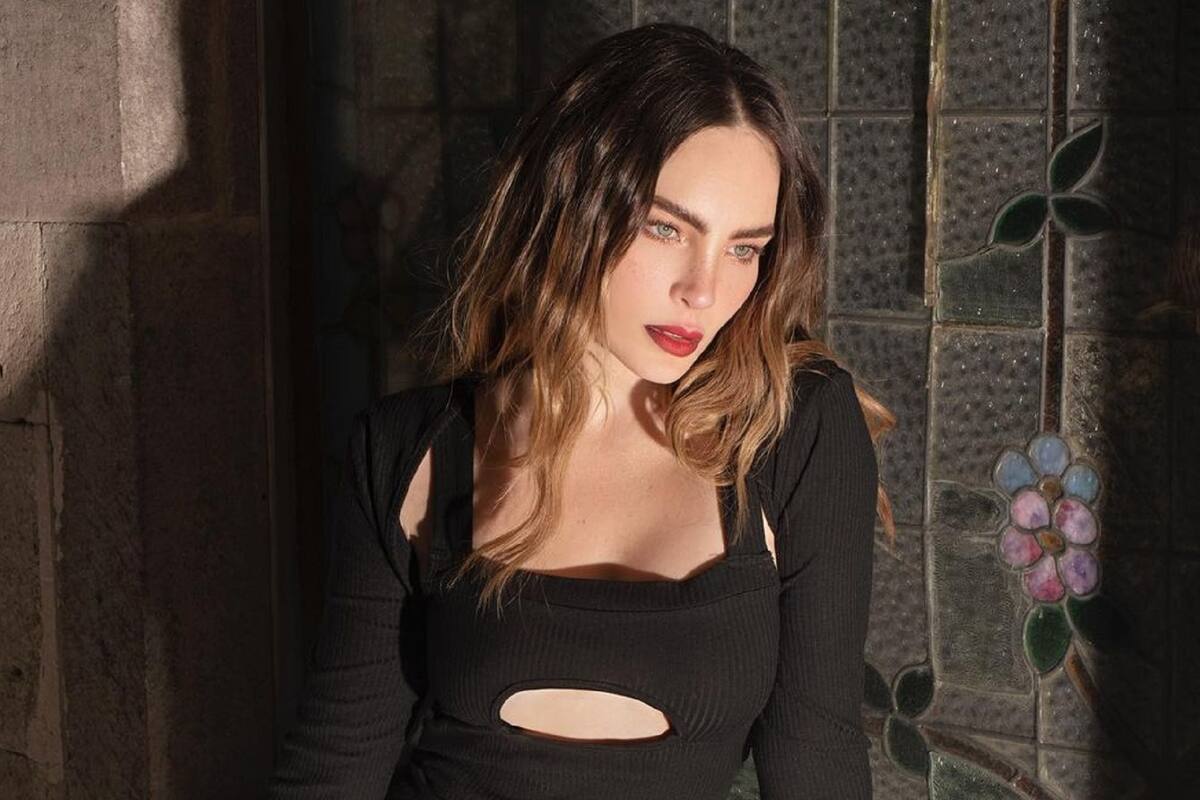 Belinda presume cuerpazo con entallado vestido en España y recibe miles de piropos