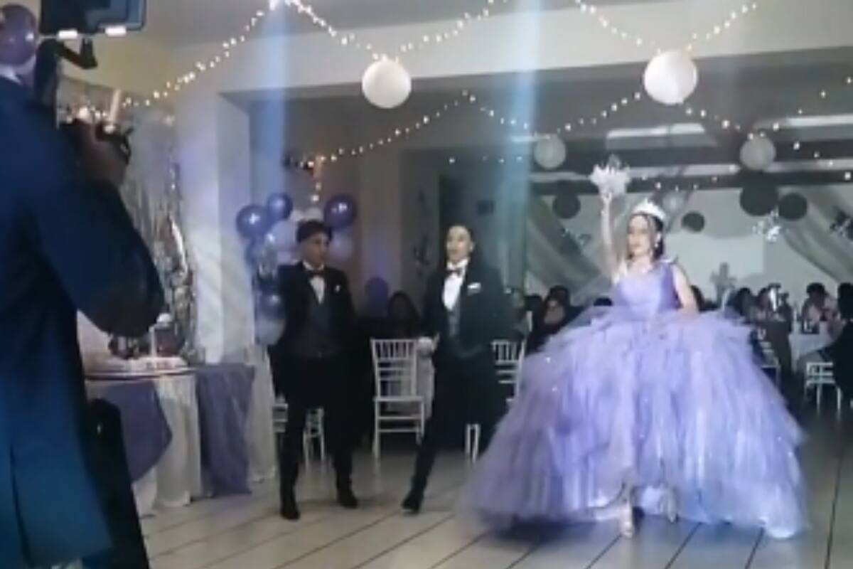 Chambelanes dejan plantada a quinceañera y esto pasó