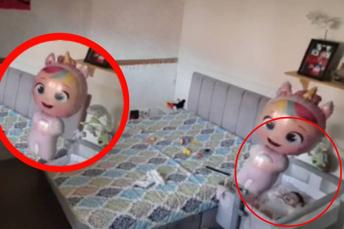 VIDEO: Captan a un espíritu haciendo reír a una bebé