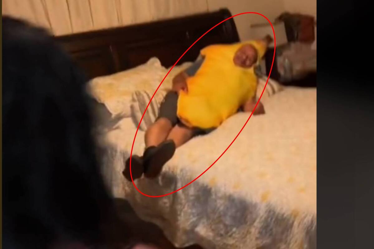 VIRAL: Hombre se viste de plátano para coquetear con su esposa