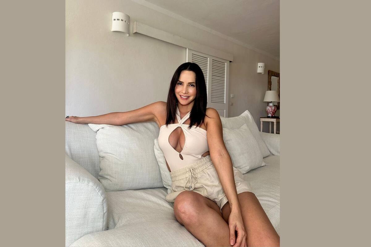 Carmen Villalobos deslumbra en Instagram con su bikini negro en el Caribe
