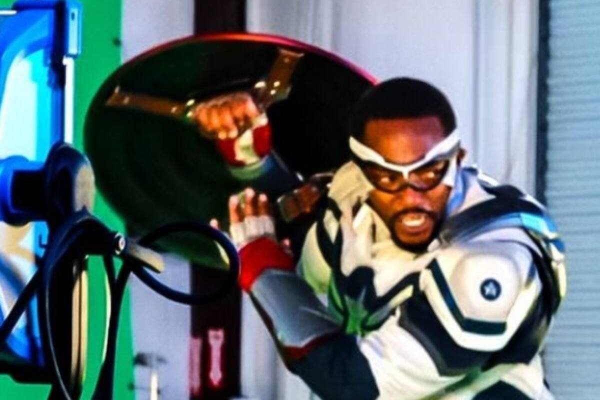 Anthony Mackie revela nuevo título y comparte foto con Harrison Ford en el rodaje de "Capitán América"