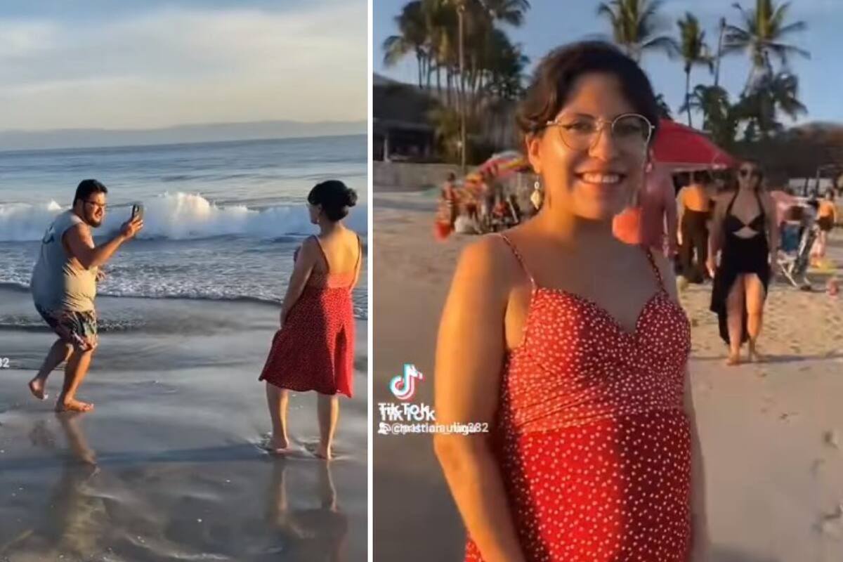 VIDEO VIRAL: Joven graba a su pareja embarazada como cabina 360, mira el resultado