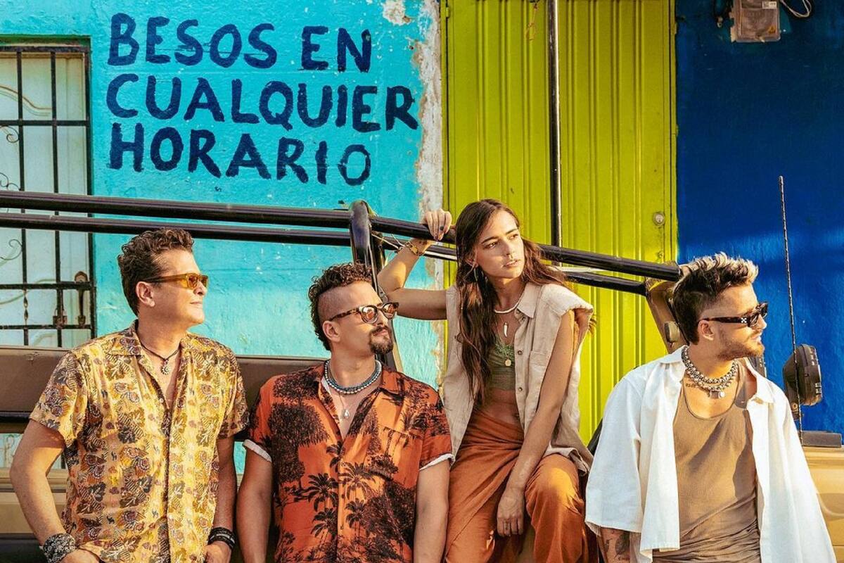 VIDEO: Carlos Vives y Mau y Ricky unen sus voces en "Besos en cualquier horario"