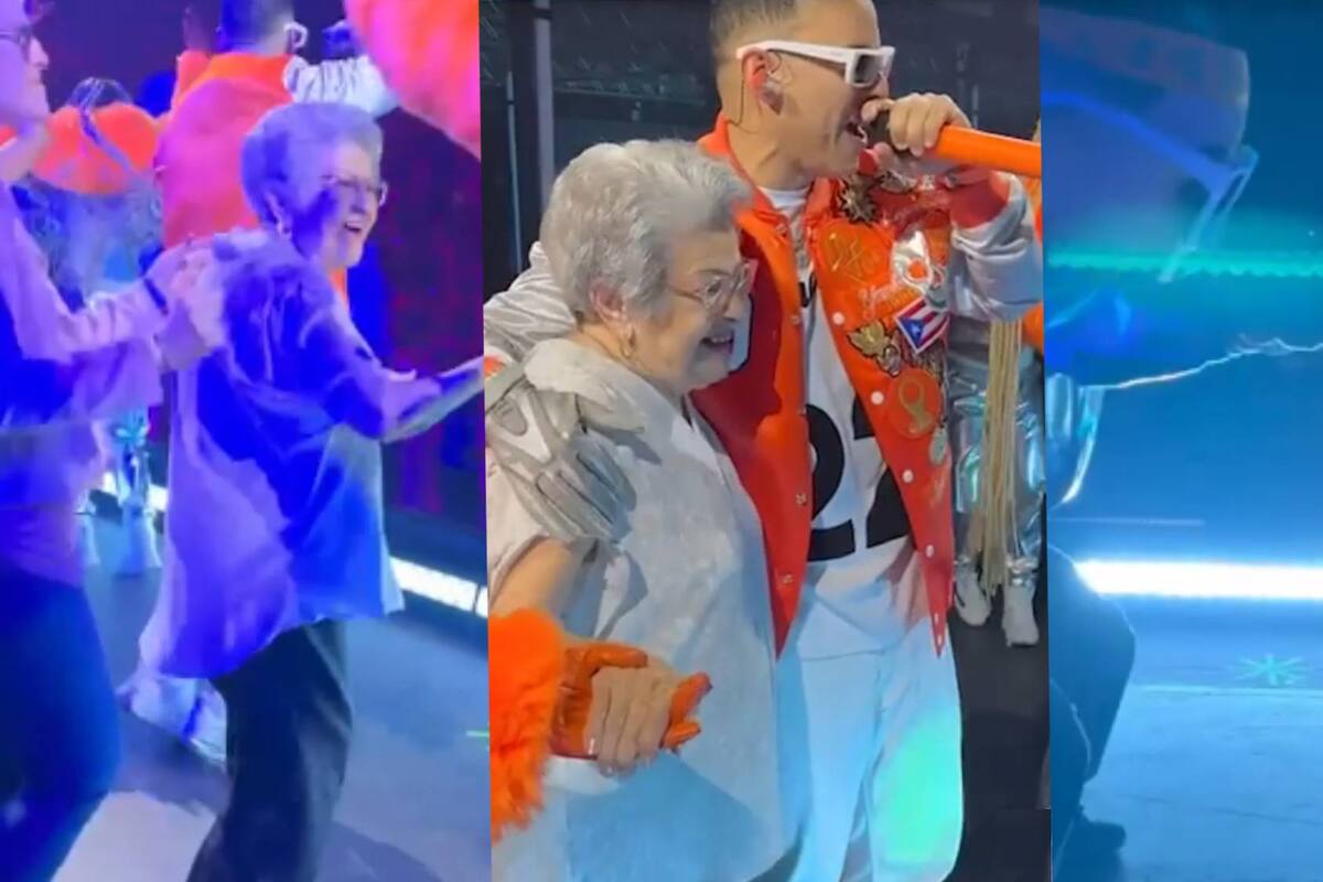 Abuelita se vuelve viral por "perrear" en concierto de Daddy Yankee