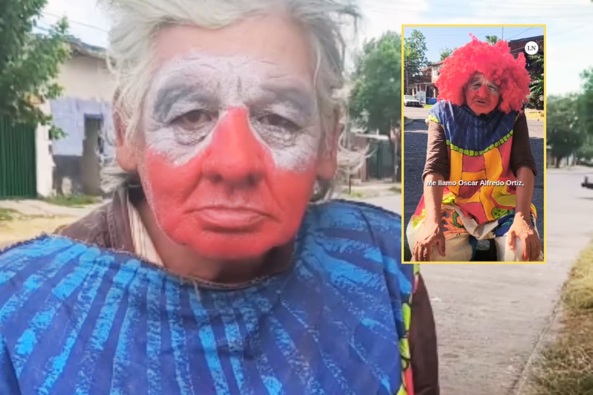 “Hombre mayor de 60 años se viste de payaso para tener una vejez digna tras jubilarse hace un año y enfrentar dificultades”