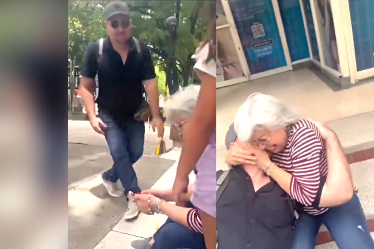 VIRAL: ¡señora se lleva TREMENDO susto al ser sorprendida por su hijo que no había visto en años!