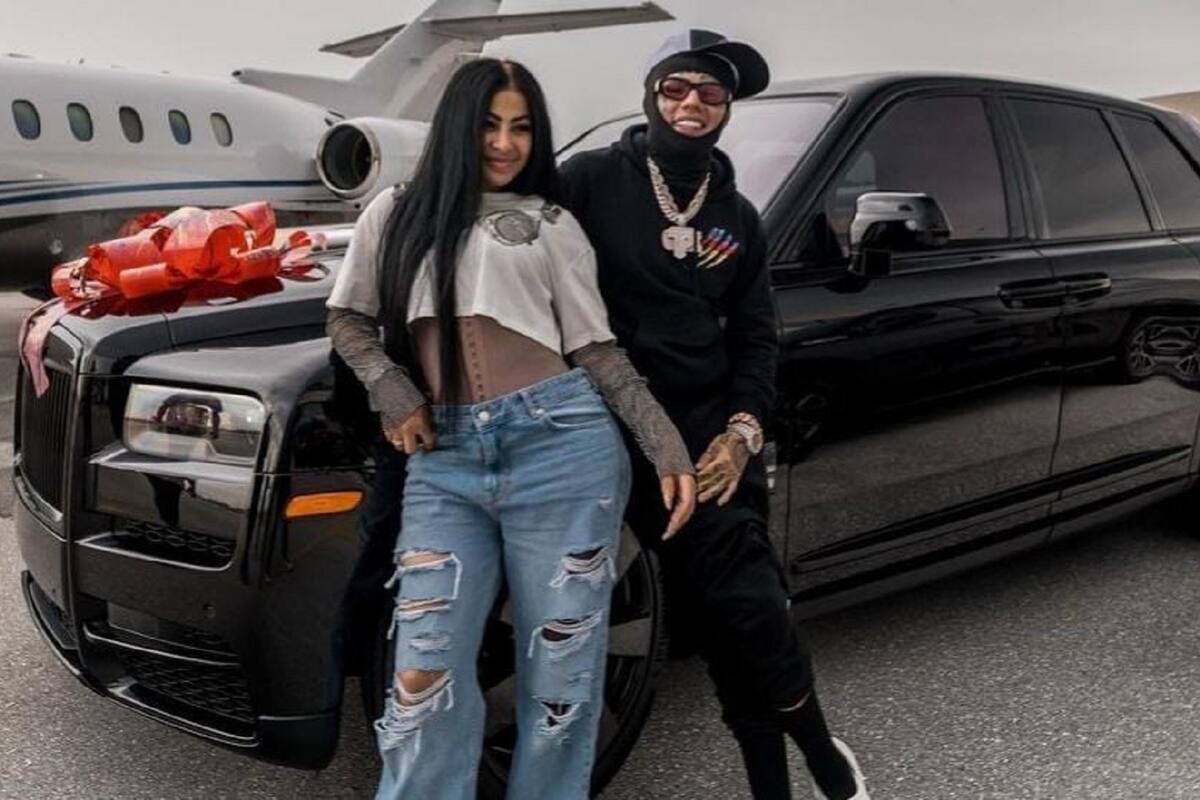 Tekashi 6ix9ine sorprende Yailín La Más Viral con auto de lujo por su cumpleaños