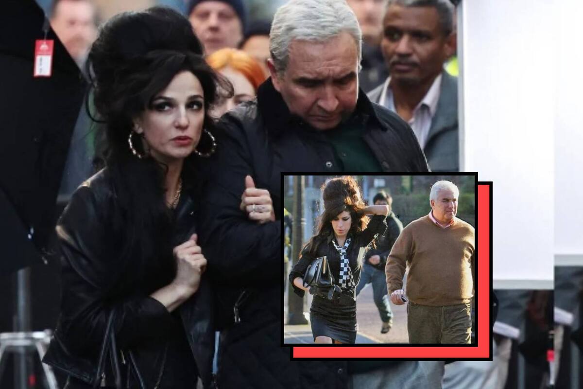 Filtran imágenes de Marisa Abela caracterizada como Amy Winehouse para la biopic de la cantante