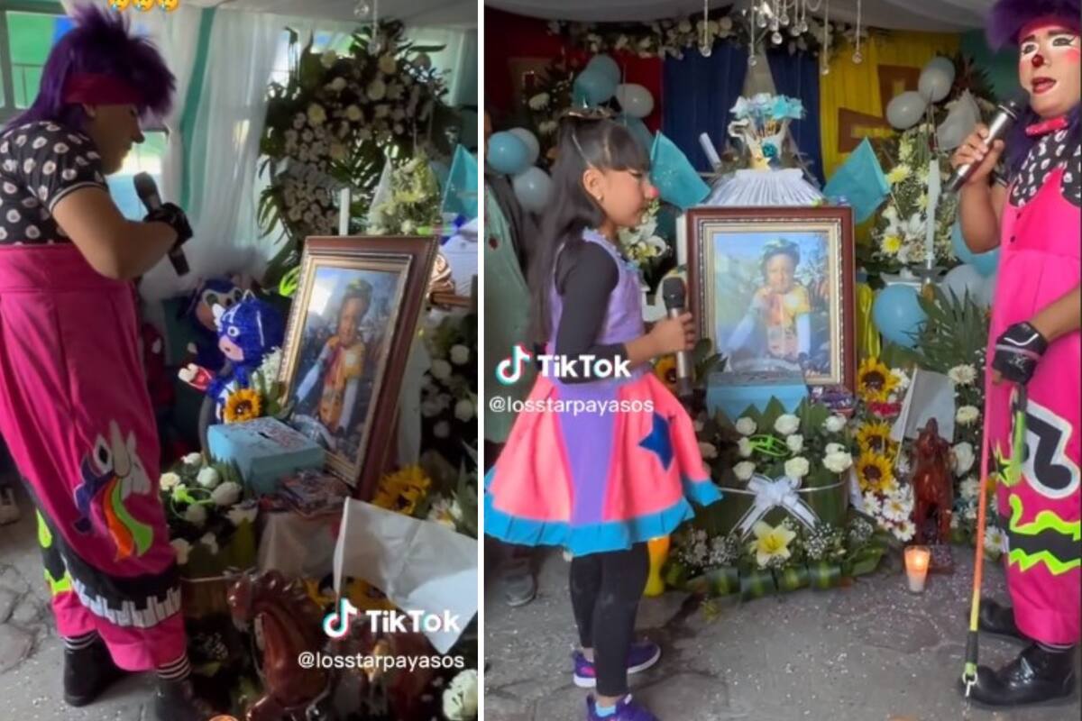 Contratan a payasos para el funeral de un niño y conmovedor video se hace viral