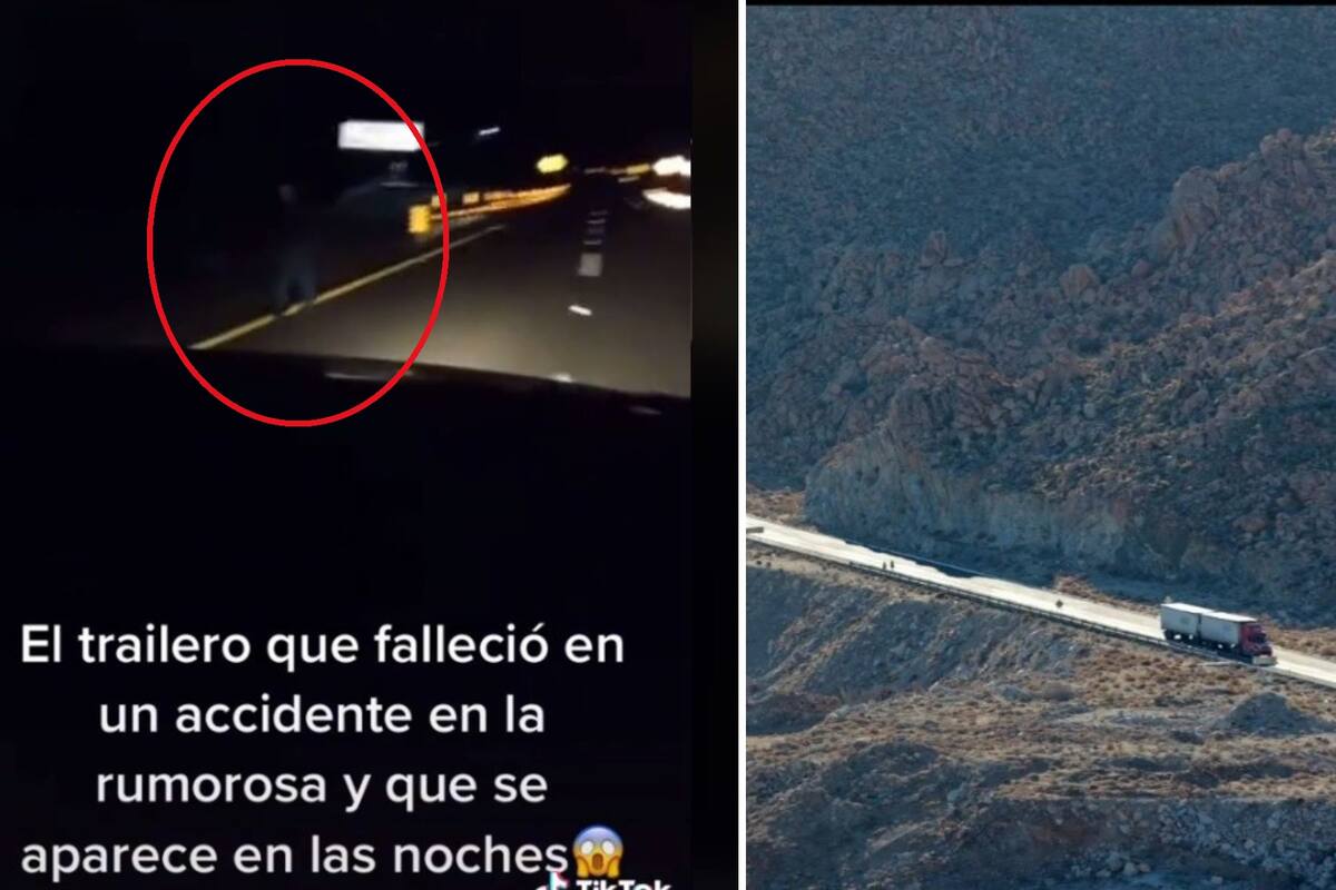 Captan al "fantasma" del trailero en La Rumorosa: Conoce la terrorífica leyenda