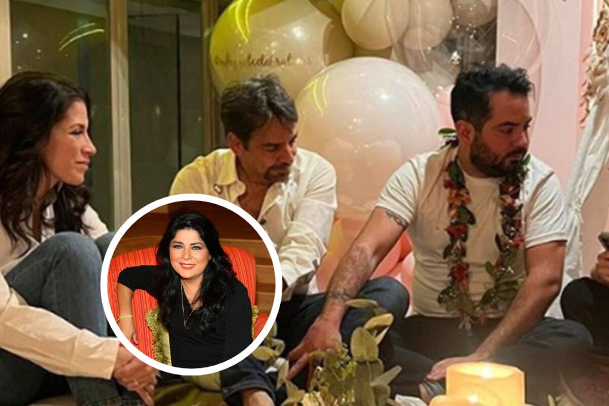 José Eduardo Derbez explica la razón de la ausencia de Victoria Ruffo en el Babyshower de su próxima hija.