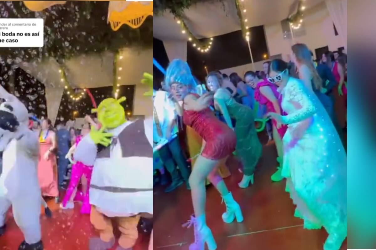 VÍDEO: esta boda con temática de Shrek se viraliza en redes sociales