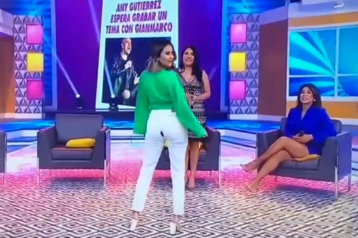 En pleno programa en vivo, cantante se mancha de sangre por la menstruación y se hace viral