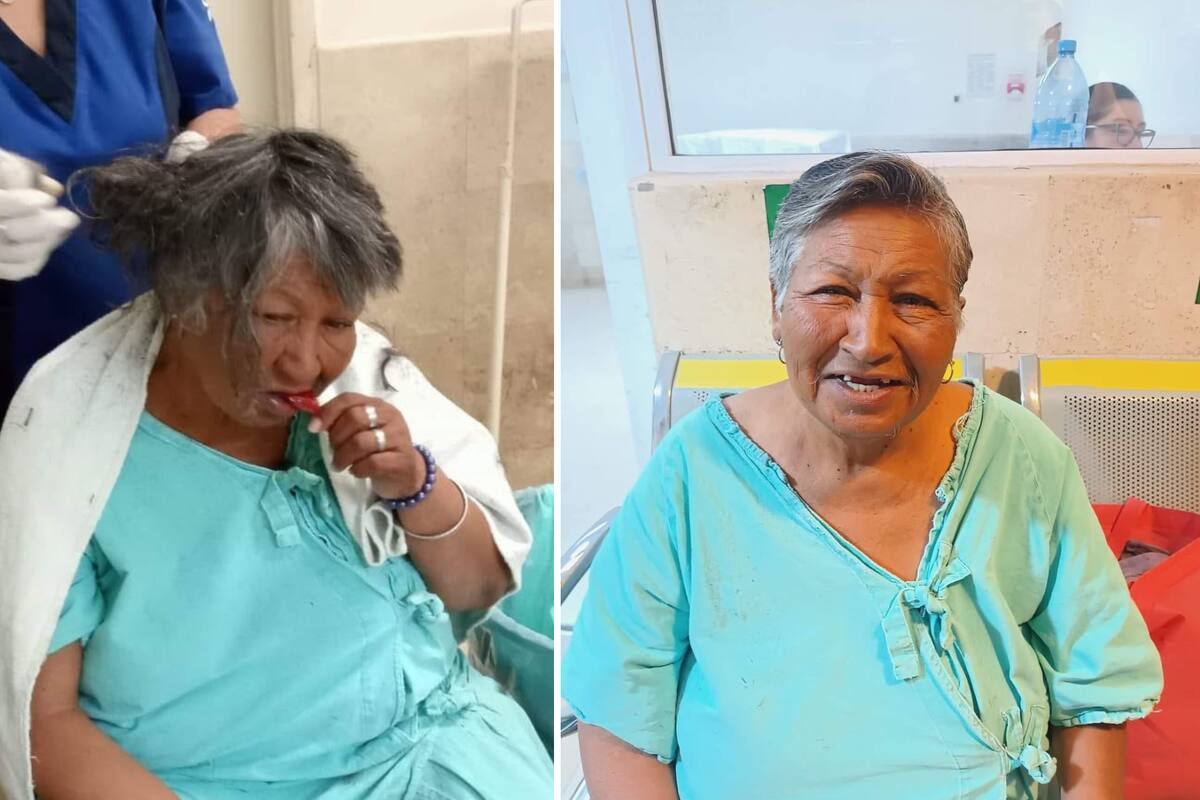 Trabajadora del IMSS le cambia la imagen a mujer en situación de calle y se hace viral