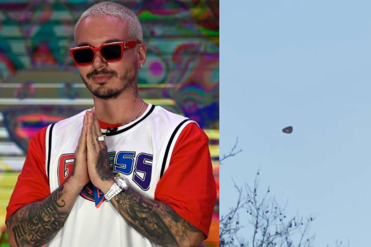 ¿J Balvin grabó un OVNI? El cantante capturó un objeto extraño en el cielo con su celular
