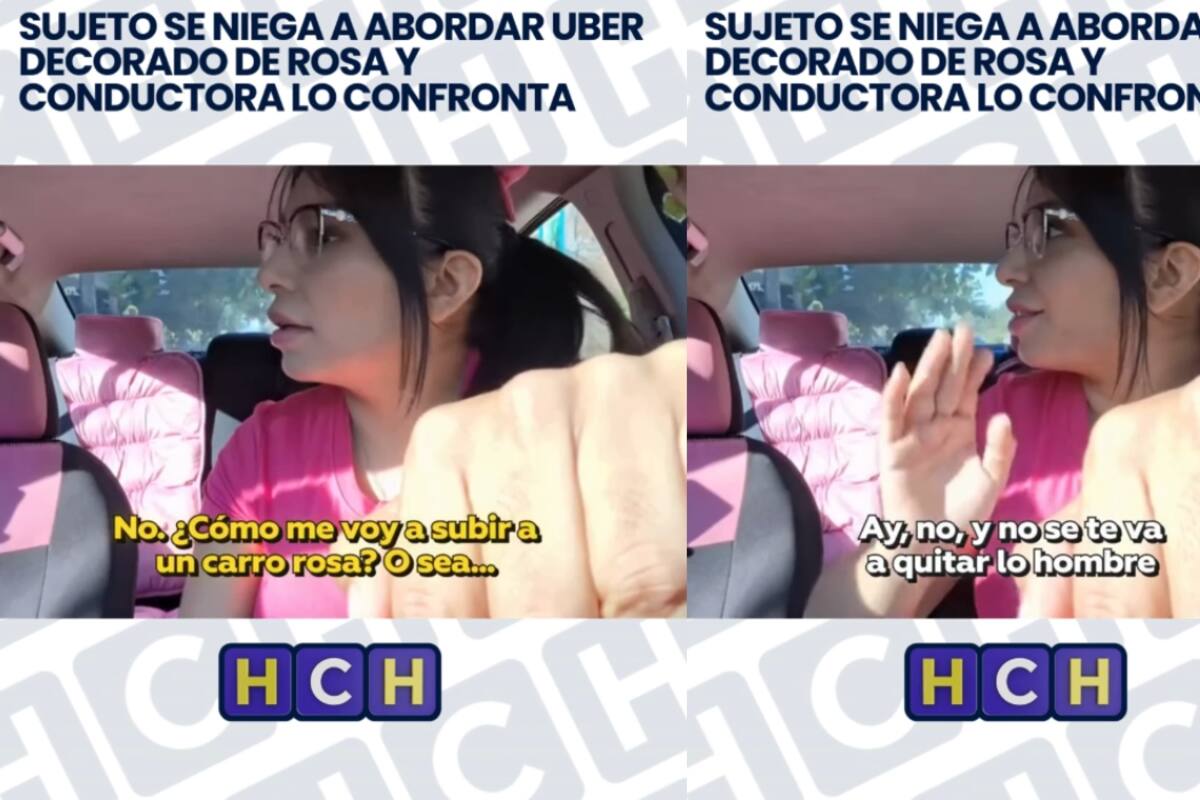 “¿Qué clase de cosa es esta?, ¿un carro rosa?”: Hombre se molesta y rechaza subir a un Uber por la tonalidad rosa del vehículo
