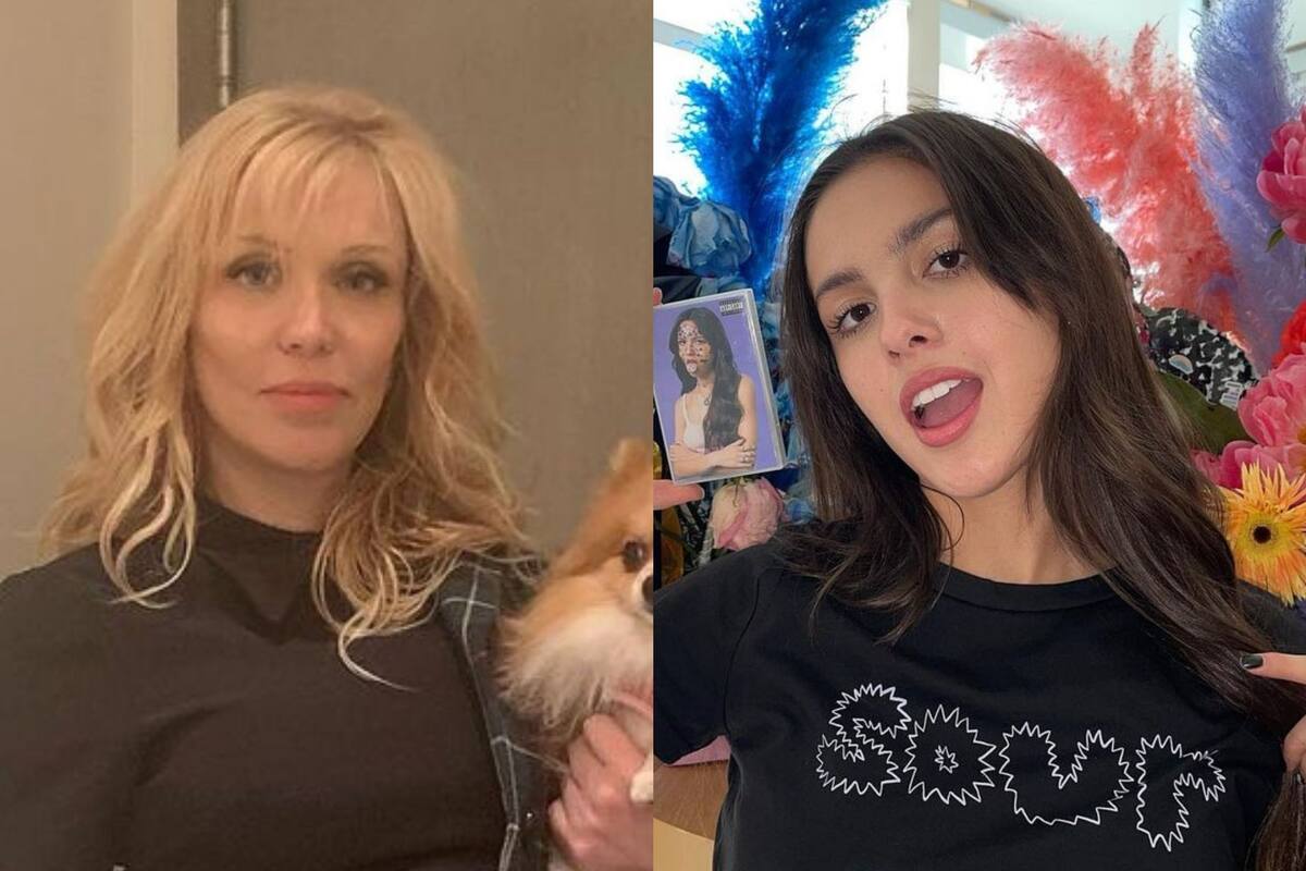Courtney Love asegura que Olivia Rodrigo le copió la portada de un álbum
