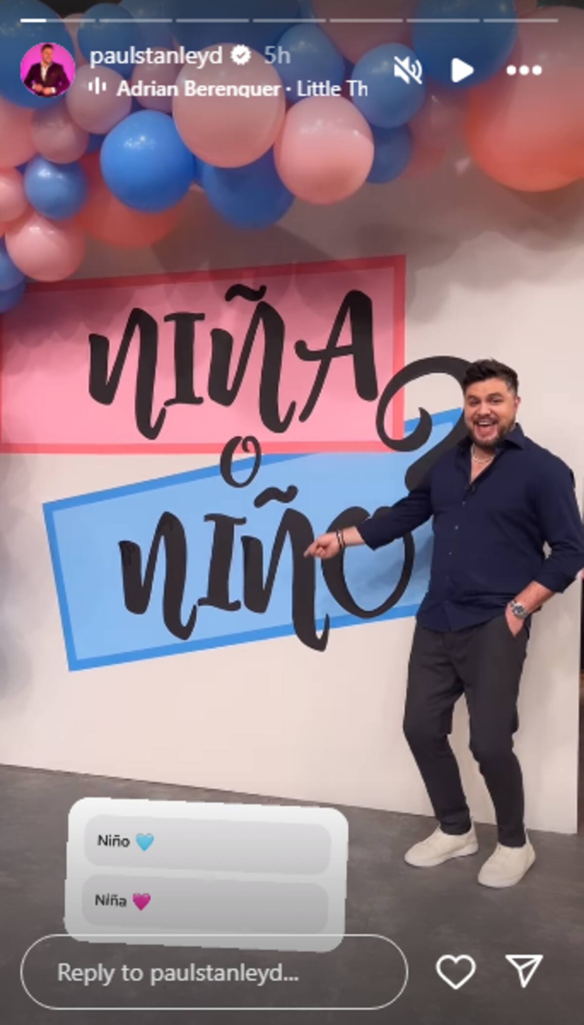 Paul y Joely asistieron al programa "Hoy" para revelar el género y nombre de su bebé.