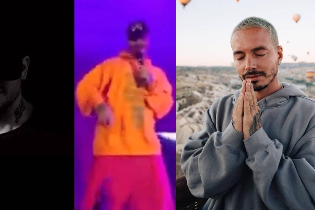 J Balvin se pone gorra de Residente en pleno concierto en Brasil, pese a tiradera