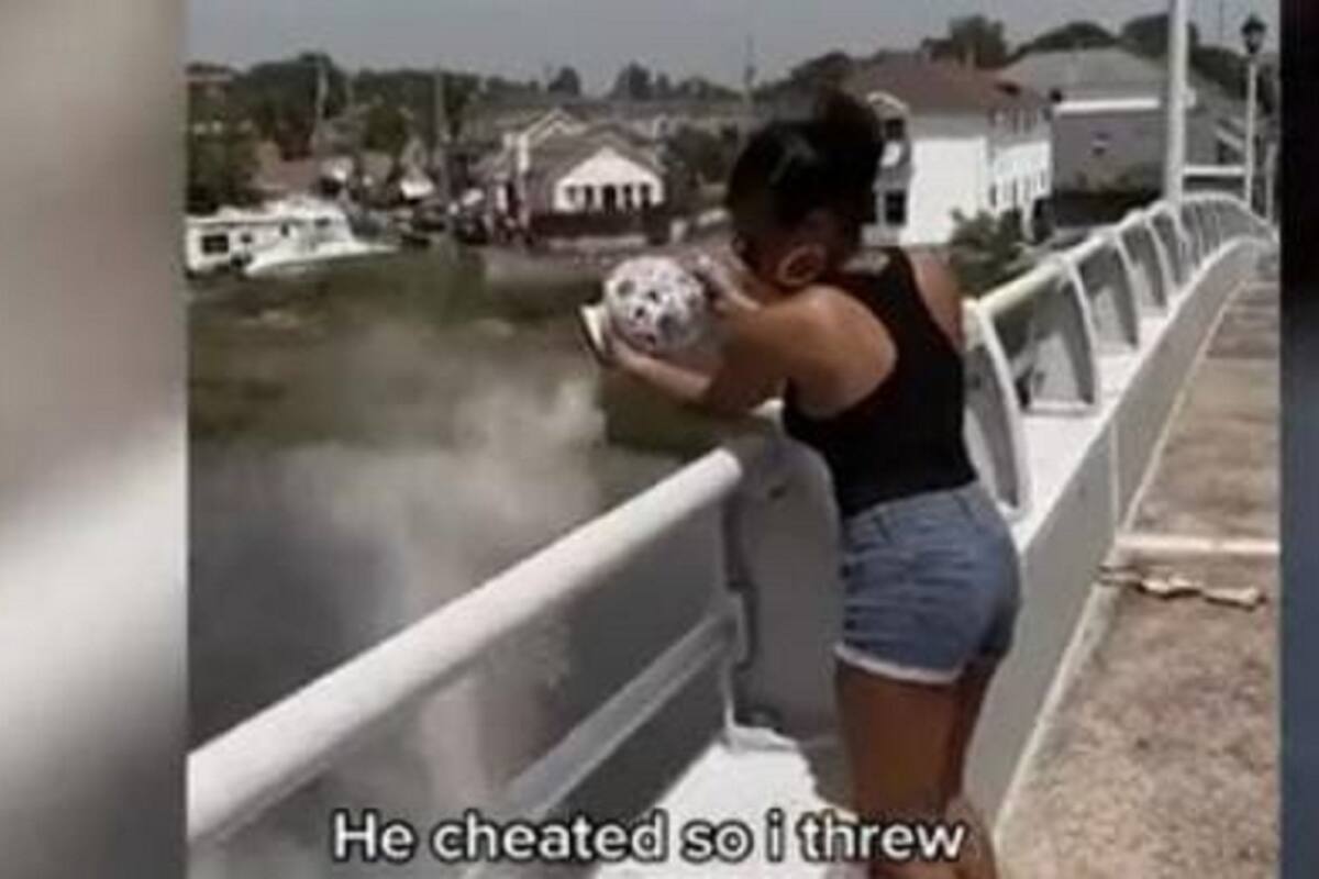 Mujer tira las cenizas de su suegra al río tras infidelidad de su esposo