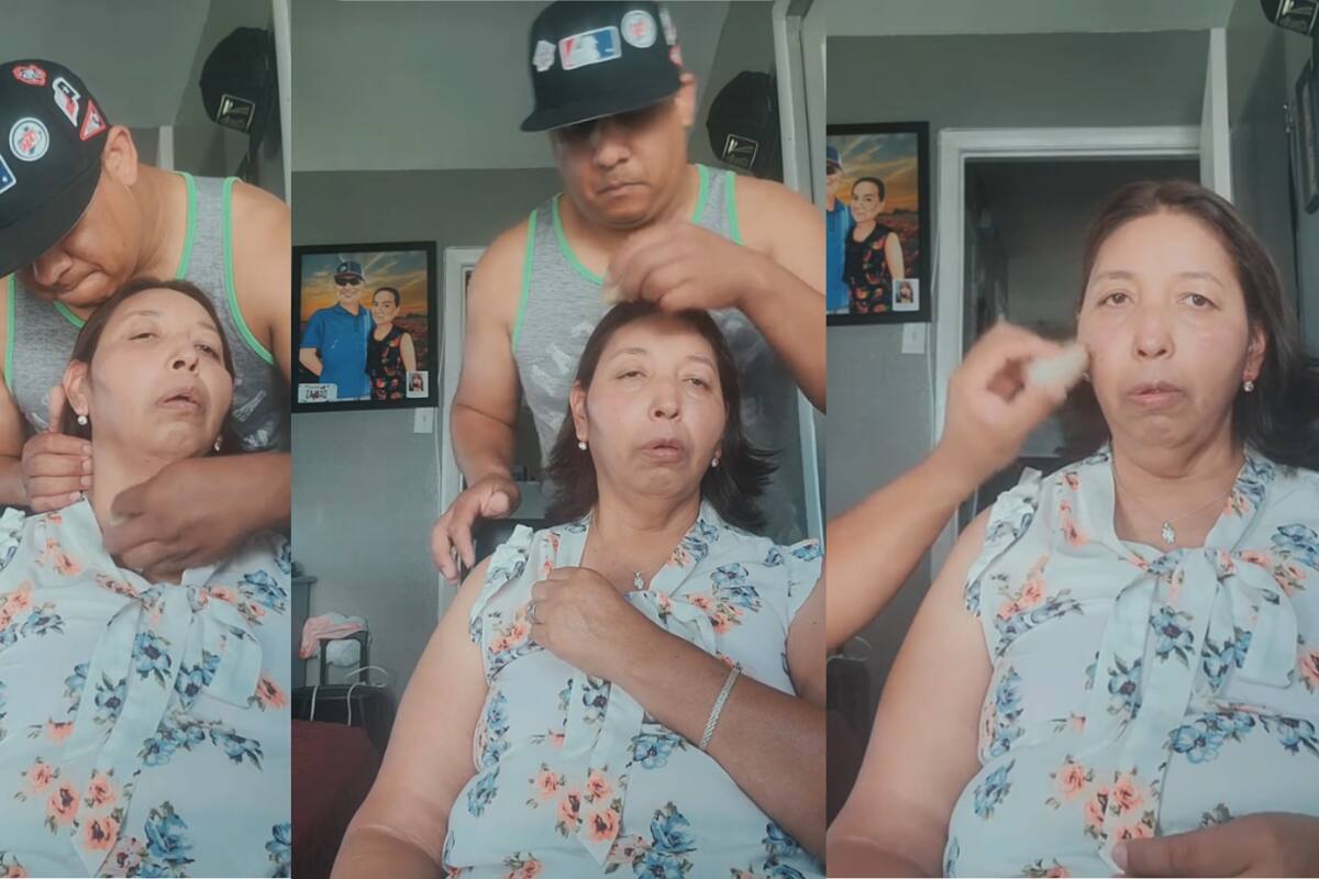 ¡El amor sí existe! Hombre aprende a maquillar y peinar a su esposa luego de que ella sufriera un derrame cerebral