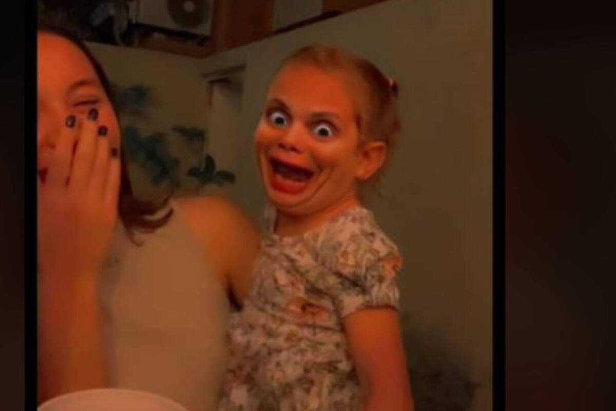 VIRAL: Niña enfurece con su tío por ponerle filtros de realidad virtual en la cara