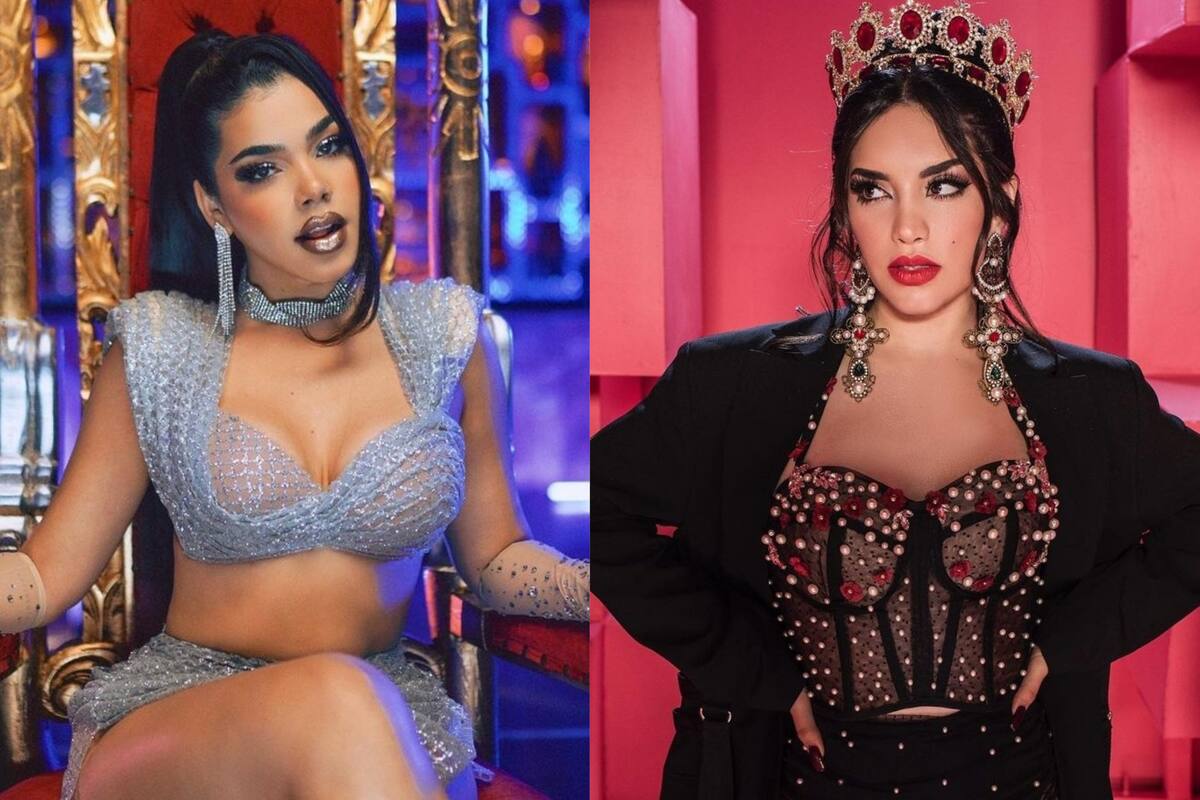 En plena entrevista, Kenia Os le hace el feo a canción de Kimberly Loaiza