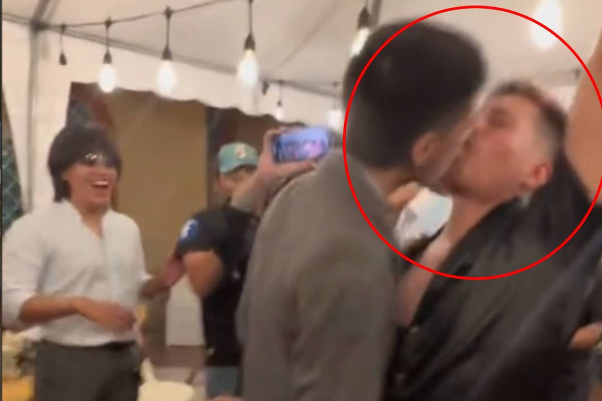 VIDEO: Hombre le es infiel a su mujer con otro hombre el día de su boda