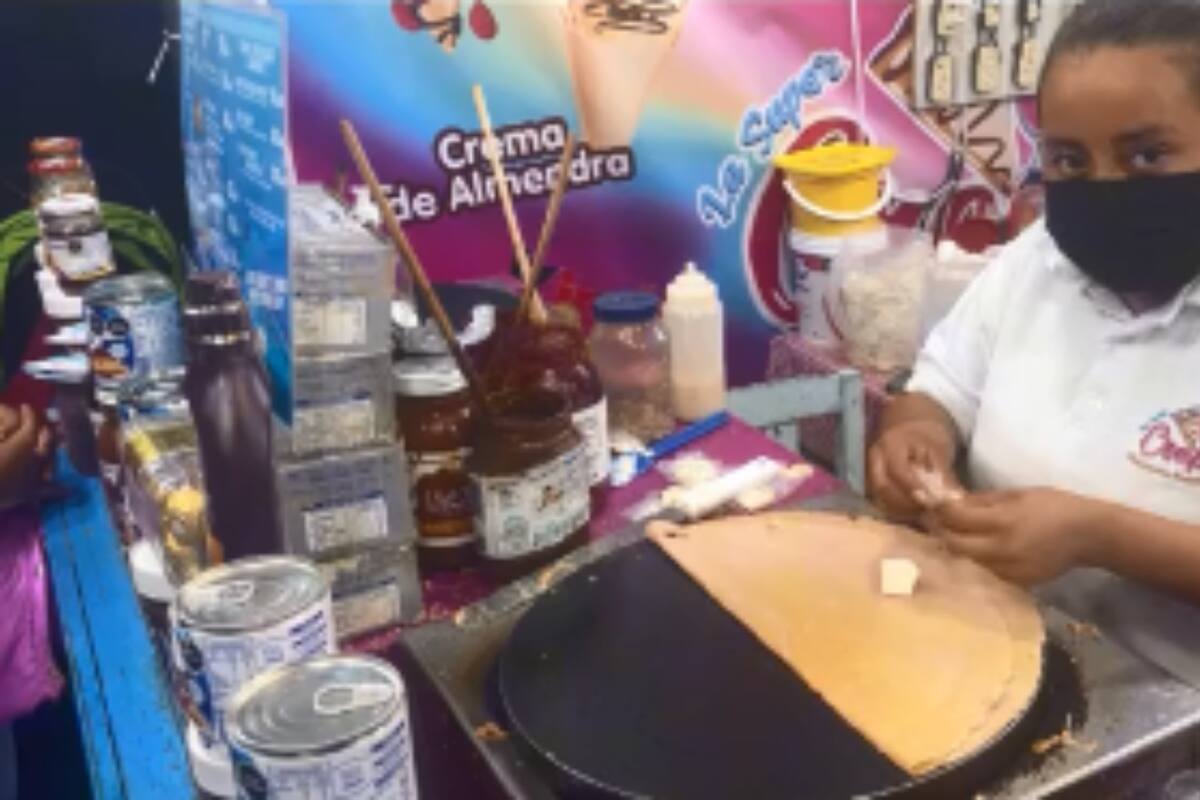 Viral: Joven se queda sin su crepa por pequeño accidente