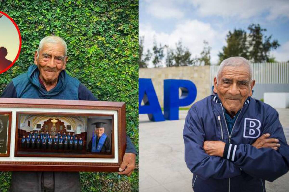 Abuelito de 84 años consigue título universitario como ingeniero