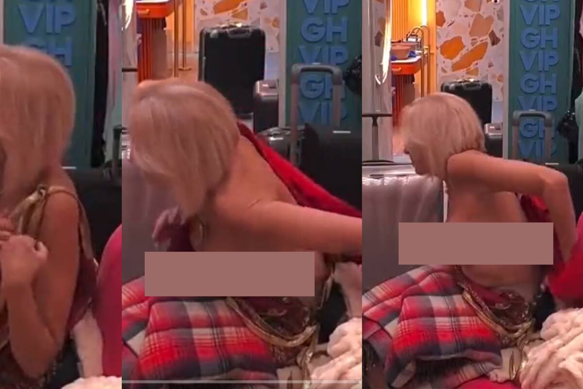 ¡Laura Bozzo enseña TODO! La famosa olvidó que estaba siendo grabada en el reality show español “Gran Hermano”