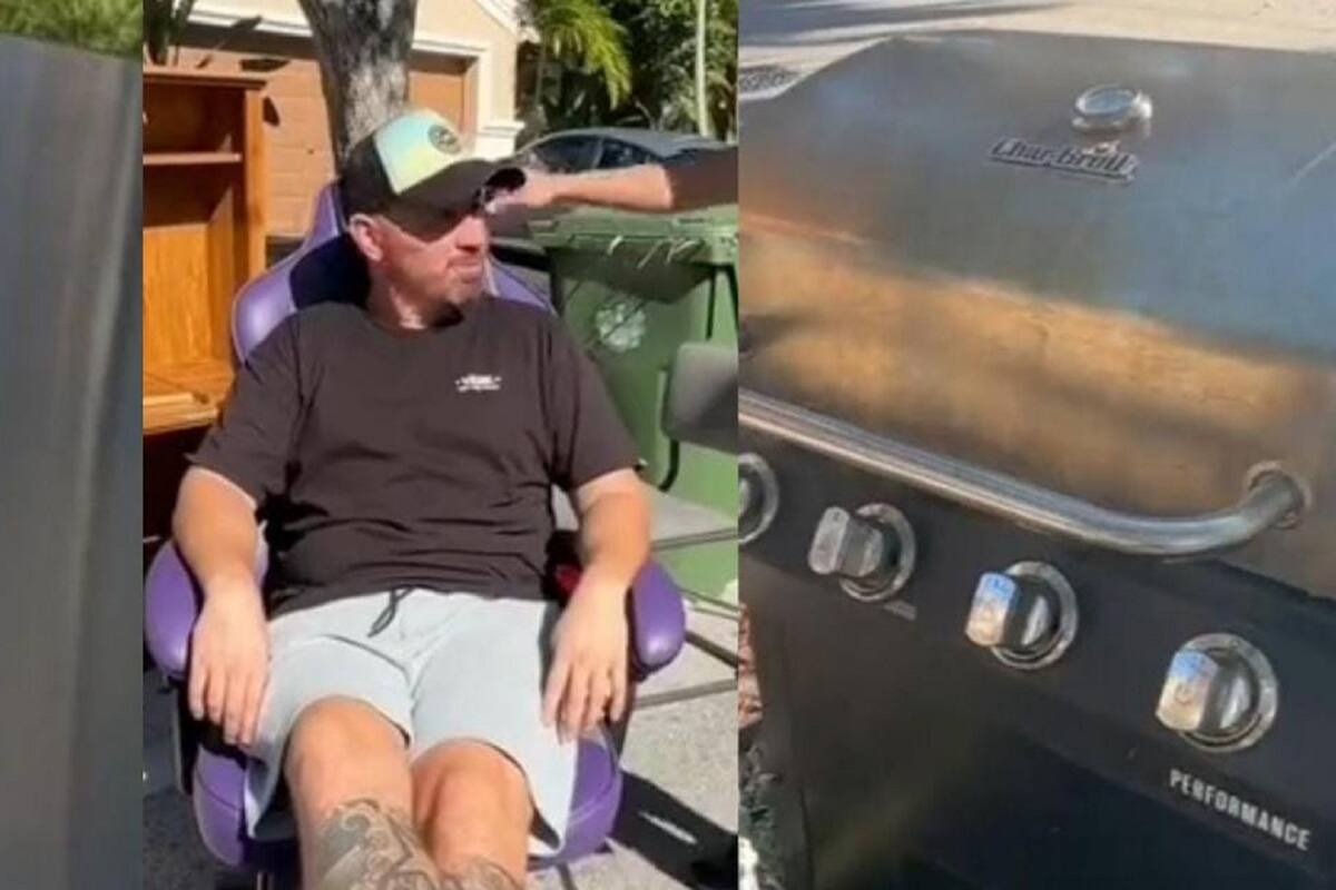 TikToker comparte algunas de las cosas que tiran en un vecindario de Estados Unidos