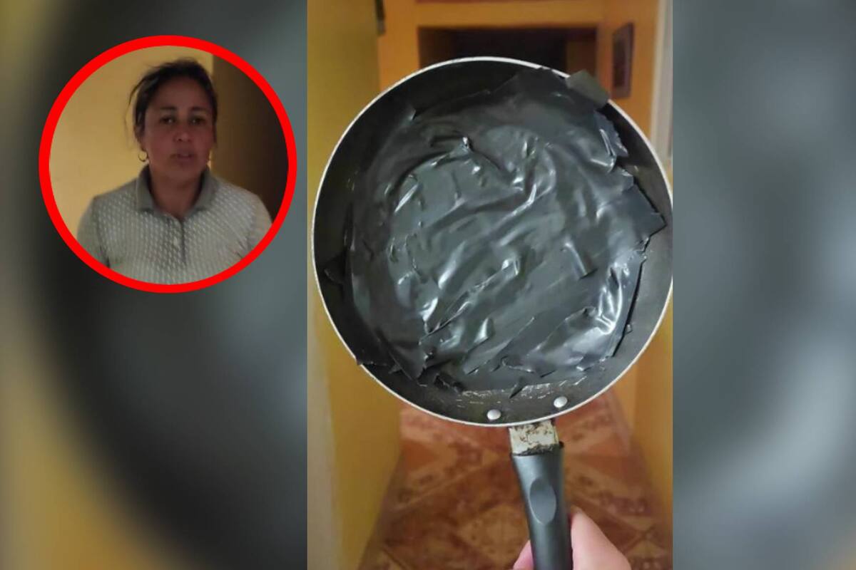 VIRAL: Hombre es perseguido por su mamá por dañarle un sartén
